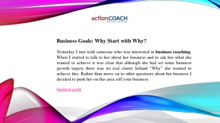 Set & Achieve Your Business Goals with Expert Guidance