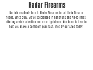 Hadar Firearms