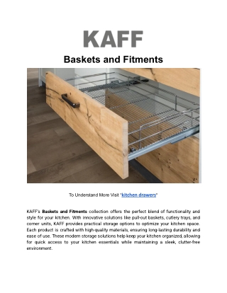 Baskets and Fitments