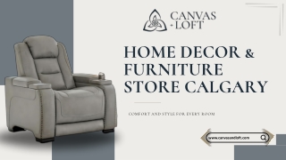 Best Furniture & Home Decor Store in Calgary | Canvas & Loft