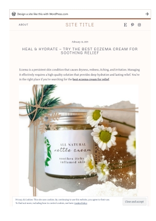 Heal & Hydrate – Try the Best Eczema Cream for Soothing Relief