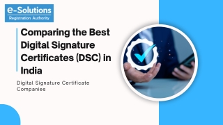 Best Digital Signature Certificate (DSC) Comparison – XtraTrust, VSign, Pantasig