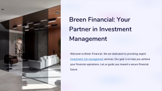 Breen Financia Your Partner in Investment Management