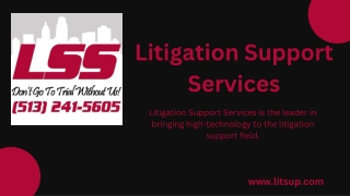 Expert Litigation Support Services Cincinnati – Strengthening Legal Cases