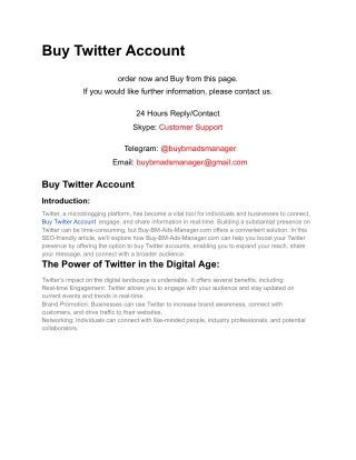 Buy Twitter Account__BM