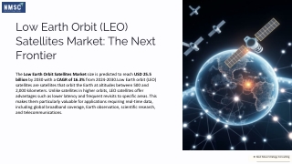 Low Earth Orbit (LEO) Satellites Market
