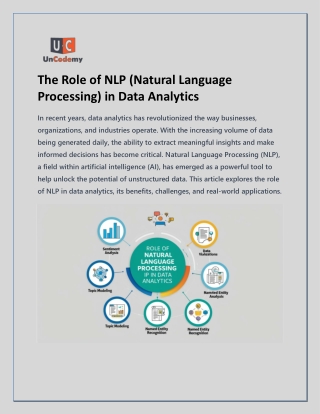 The Role of NLP (Natural Language Processing) in Data Analytics