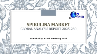 Spirulina Market