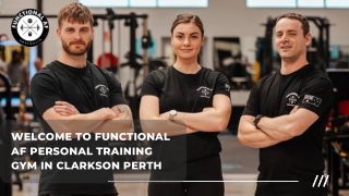 Get Fit with the Best Personal Trainer in Perth
