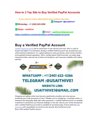 Buy Verified PayPal Account1