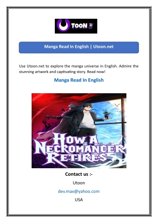 Manga Read In English  Utoon.net
