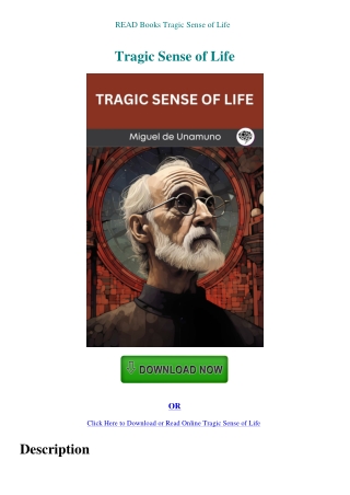 READ Books Tragic Sense of Life
