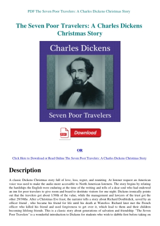 PDF The Seven Poor Travelers A Charles Dickens Christmas Story