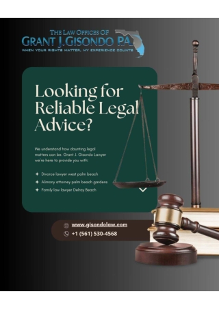 Alimony attorney palm beach gardens