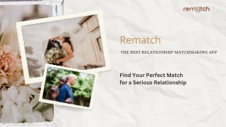 Relationship Matchmaking App