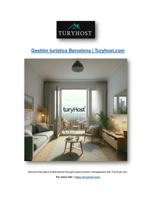 Gestión turística Barcelona | Turyhost.com