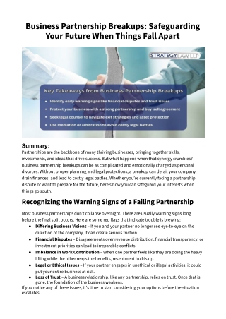 Business Partnership Breakups_ Safeguarding Your Future When Things Fall Apart
