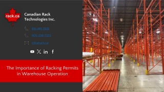 Importance of Racking Permit in Warehouse Operation