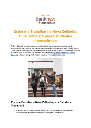 Intercâmbio para Nova Zelândia – Viva uma Experiência Inesquecível