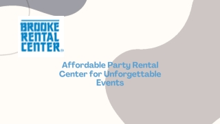 Brooke Rental Center Reliable Rentals, Exceptional Service(2)