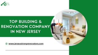 Top Building and Renovation Company in New Jersey