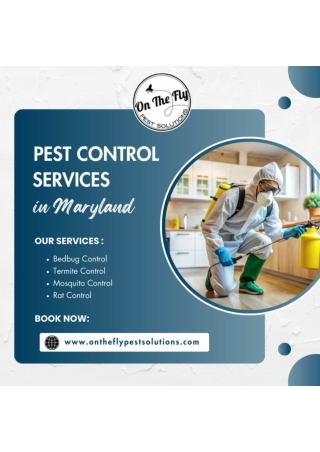 Bird Control Services At On the Fly Pest Solutions in Hanover, Maryland, PA.