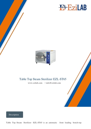 Table-Top-Steam-Sterilizer-EZL-ST65