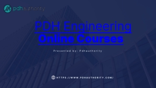 pdh engineering online courses