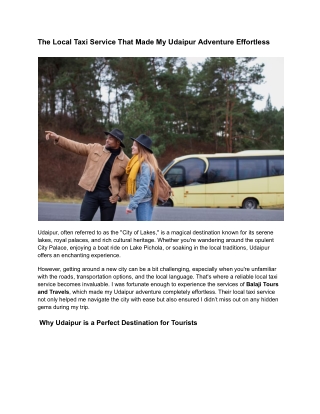 PDF Title - The Local axi Service TThat Made My Udaipur Adventure Effortless