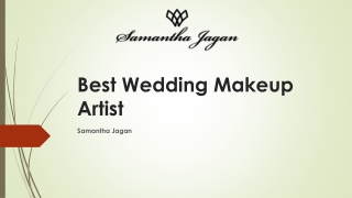 Best Wedding Makeup Artist