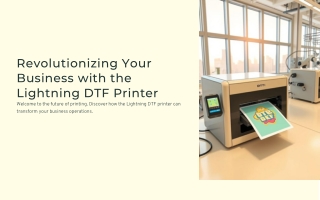 Fast DTF Printer For Business