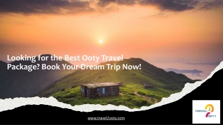 Ooty Travel Packages | Best Ooty Holiday & Trip Deals