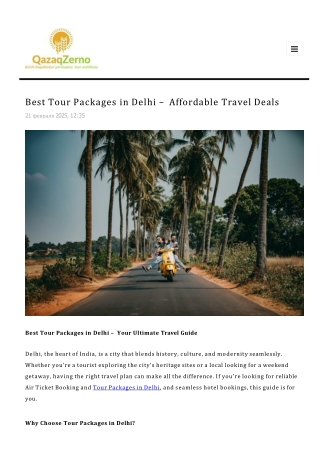 Best Tour Packages in Delhi – Explore History, Culture & More