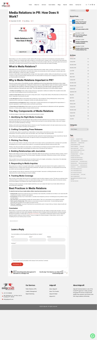 Media Relations in PR: How Does It Work?