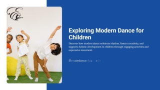 Modern Dance for Kids Developing Rhythm and Expression