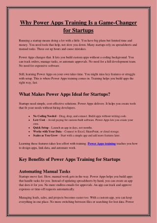 Power Apps Training: Unlock the Potential of Low-Code Development