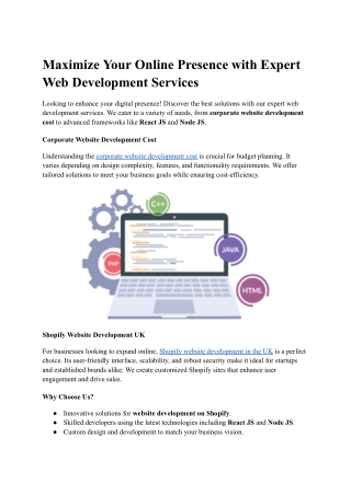 Maximize Your Online Presence with Expert Web Development Services (1)