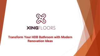 Transform Your HDB Bathroom with Modern Renovation Ideas