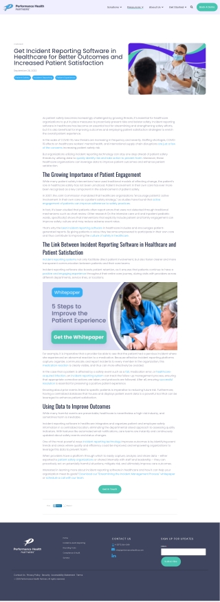 Incident Reporting Software in Healthcare