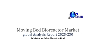 Moving Bed Bioreactor Market Growth Emerging Trend, Advancement, Growth and Busi