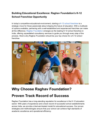 Building Educational Excellence_ Raghav Foundation’s K-12 School Franchise Opportunity (2)