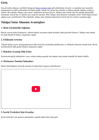 Takipçi Satın Alma ile Hızla Tanınırlık Kazanın