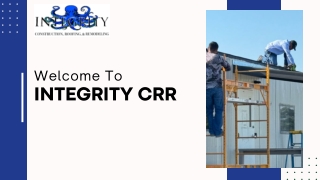 Top Roofing Company in South East  Integrity CRR