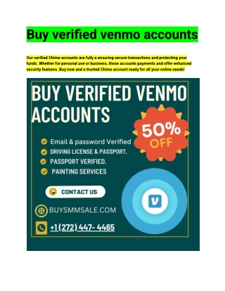 Buy verified venmo accounts