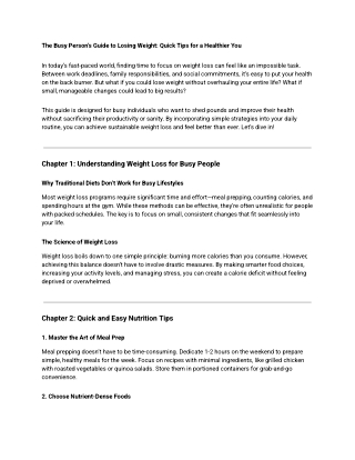 The Busy Person’s Guide to Losing Weight_ Quick Tips for a Healthier You (1)