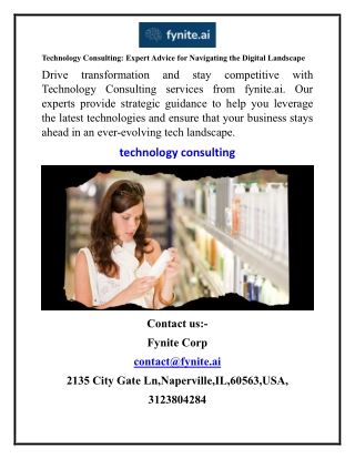 Technology Consulting Expert Advice for Navigating the Digital Landscape
