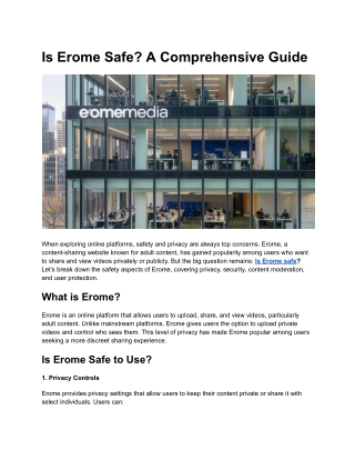 Is Erome Safe_ A Comprehensive Guide