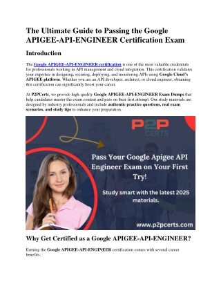 Latest 2025 Google APIGEE-API-ENGINEER Exam Guide – Everything You Need to Know