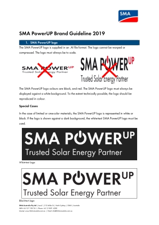 SMA PowerUP Brand Guideline