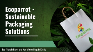 Ecoparrot - Sustainable Packaging Solutions